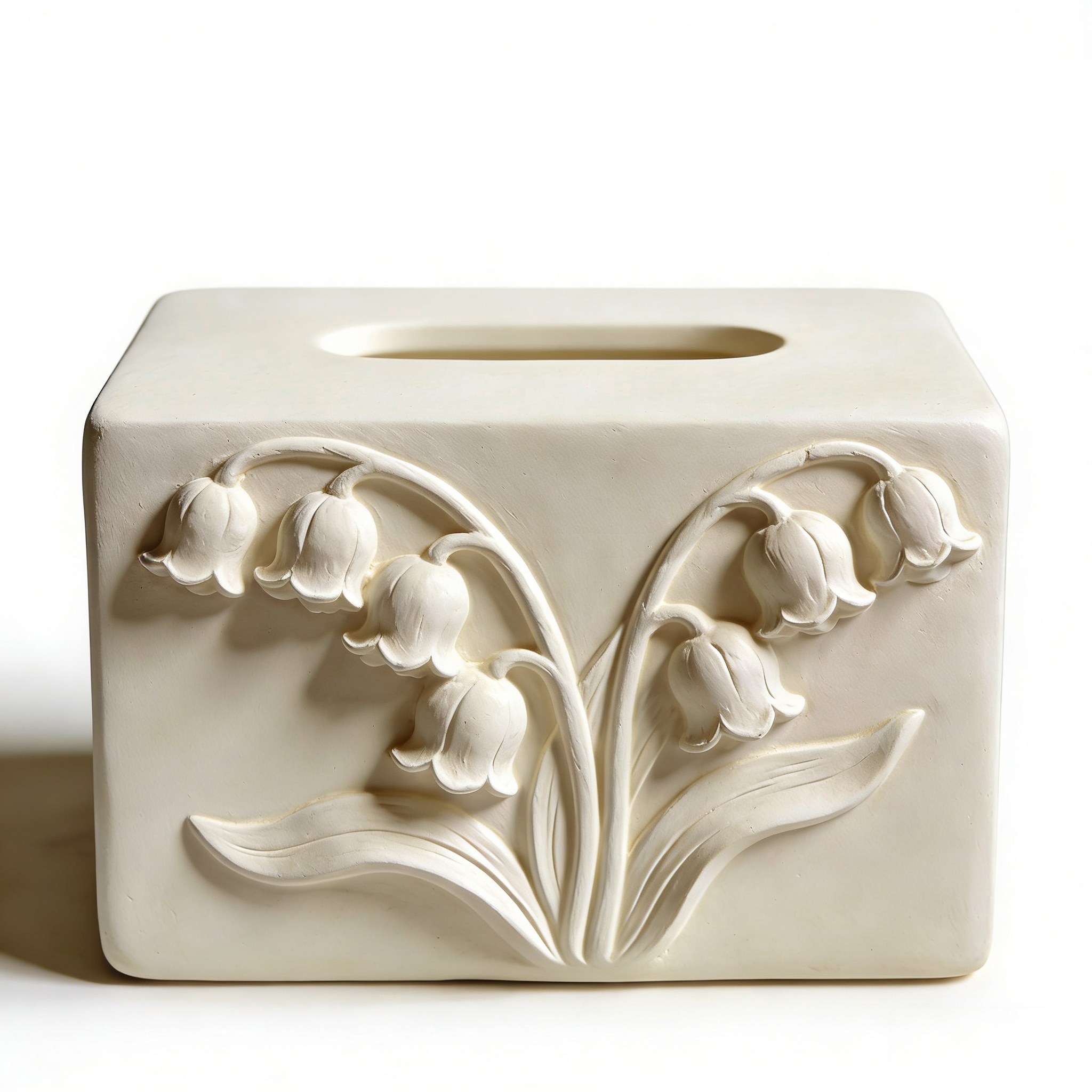 Lily of the Valley Embossed Tissue Box